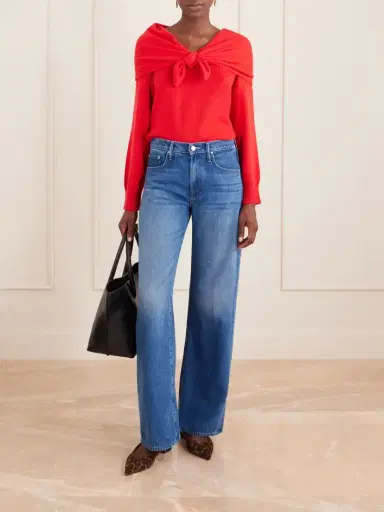 Mother The Mid Rise Lasso Sneak Straight-leg Jeans | Thumbnail 2 Mother The Mid Rise Lasso Sneak Straight-leg Jeans | Thumbnail 2