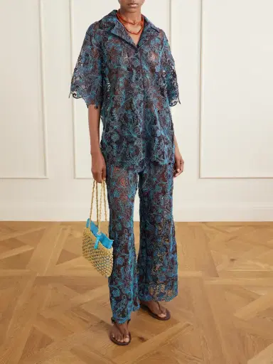 ALÉMAIS Francine Lace Wide-leg Pants | Thumbnail 2 ALÉMAIS Francine Lace Wide-leg Pants | Thumbnail 2