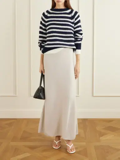 Lisa Yang Reni Striped Cashmere And Silk-blend Sweater | Thumbnail 2 Lisa Yang Reni Striped Cashmere And Silk-blend Sweater | Thumbnail 2