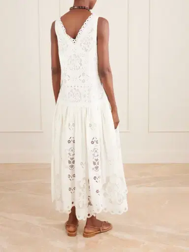 Sea Gardener Broderie Anglaise Cotton-blend Dress | Thumbnail 3