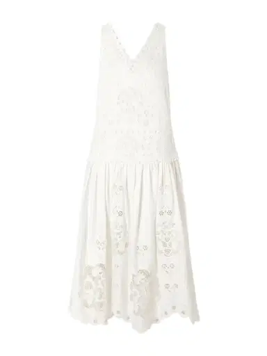Sea Gardener Broderie Anglaise Cotton-blend Dress | Thumbnail 1