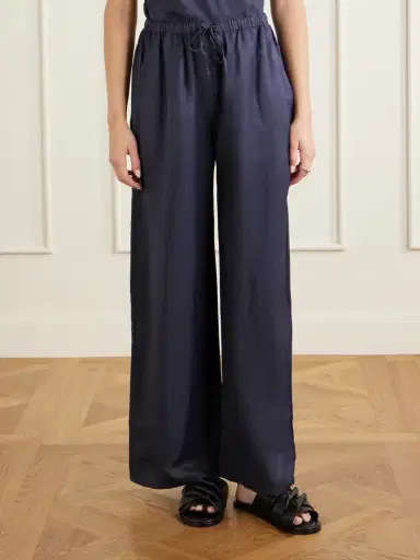 LESET Daniel Satin Wide-leg Pants | Thumbnail 3 LESET Daniel Satin Wide-leg Pants | Thumbnail 3