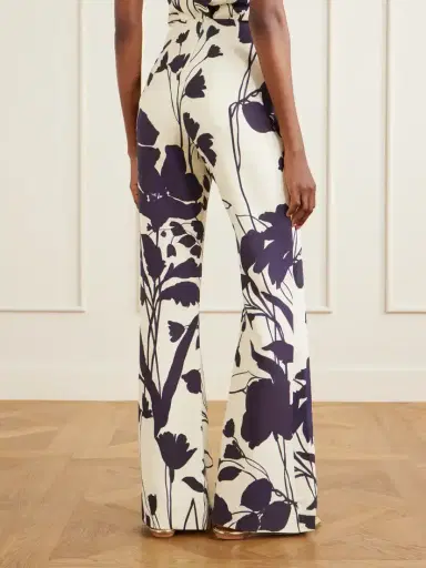 Cara Cara Pisa Floral-print Stretch-crepe Wide-leg Pants | Thumbnail 4 Cara Cara Pisa Floral-print Stretch-crepe Wide-leg Pants | Thumbnail 4