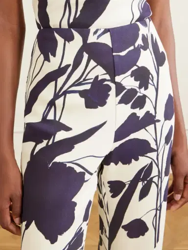 Cara Cara Pisa Floral-print Stretch-crepe Wide-leg Pants | Thumbnail 5 Cara Cara Pisa Floral-print Stretch-crepe Wide-leg Pants | Thumbnail 5