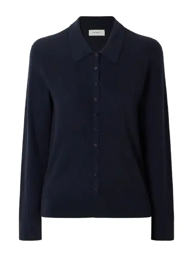 Agata Ribbed Cashmere Cardigan