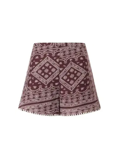 Veronica Beard Tennison Printed Cotton-blend Voile Shorts | Thumbnail 1