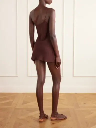 SARA CRISTINA Embellished Silk-crepe Mini Dress | Thumbnail 3 SARA CRISTINA Embellished Silk-crepe Mini Dress | Thumbnail 3