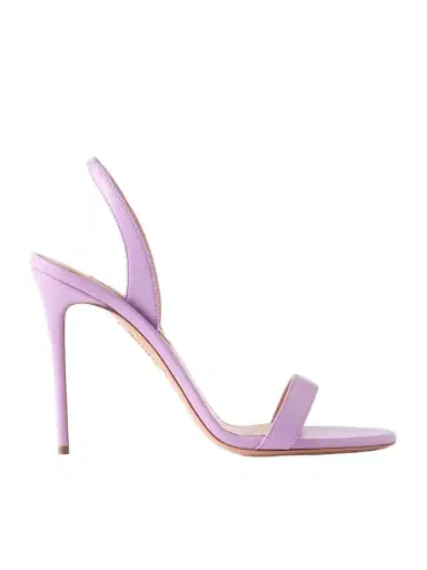 Aquazzura So Nude 105 Leather Slingback Sandals | Thumbnail 1