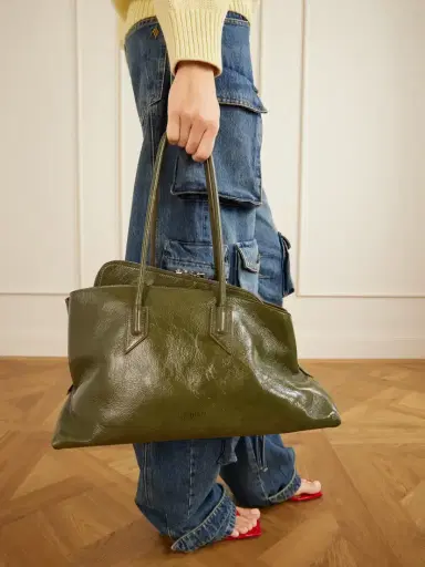 The Attico La Passegiata Medium Asymmetric Shoulder Bag | Thumbnail 2 The Attico La Passegiata Medium Asymmetric Shoulder Bag | Thumbnail 2