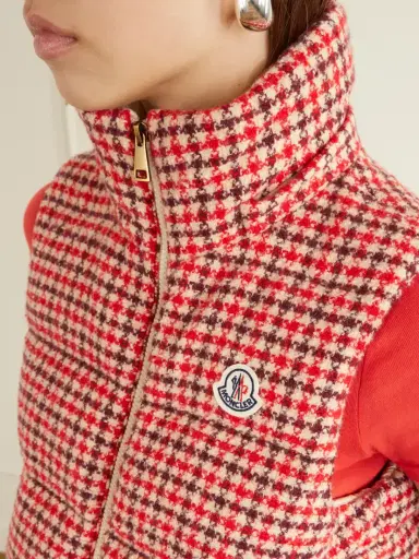 Moncler Niverolle Logo-appliquéd Padded Wool-blend Tweed Vest | Thumbnail 6 Moncler Niverolle Logo-appliquéd Padded Wool-blend Tweed Vest | Thumbnail 6