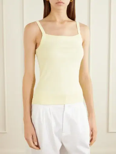 FLORE FLORE May Organic Cotton-jersey Tank | Thumbnail 3 FLORE FLORE May Organic Cotton-jersey Tank | Thumbnail 3