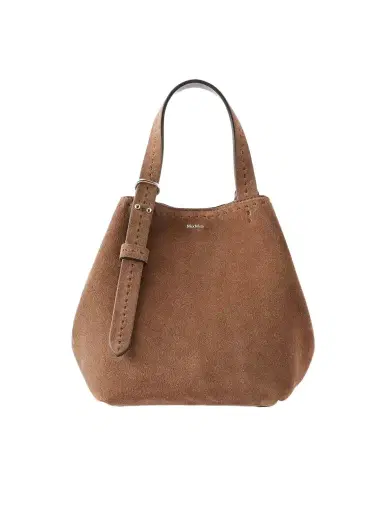 Max Mara Archetipo Logo-embellished Suede Tote | Thumbnail 1