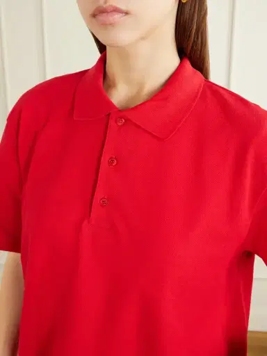 FLORE FLORE Julie Organic Cotton-piqué Polo Shirt | Thumbnail 5 FLORE FLORE Julie Organic Cotton-piqué Polo Shirt | Thumbnail 5