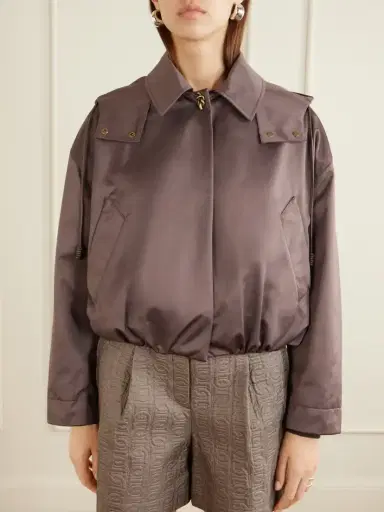 Moncler Chevreuil Duchesse-satin Jacket | Thumbnail 3