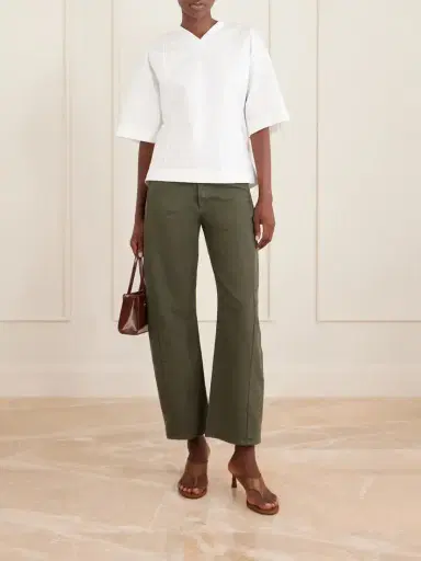 Mother The Half Pipe Flood High-rise Wide-leg Jeans | Thumbnail 2 Mother The Half Pipe Flood High-rise Wide-leg Jeans | Thumbnail 2
