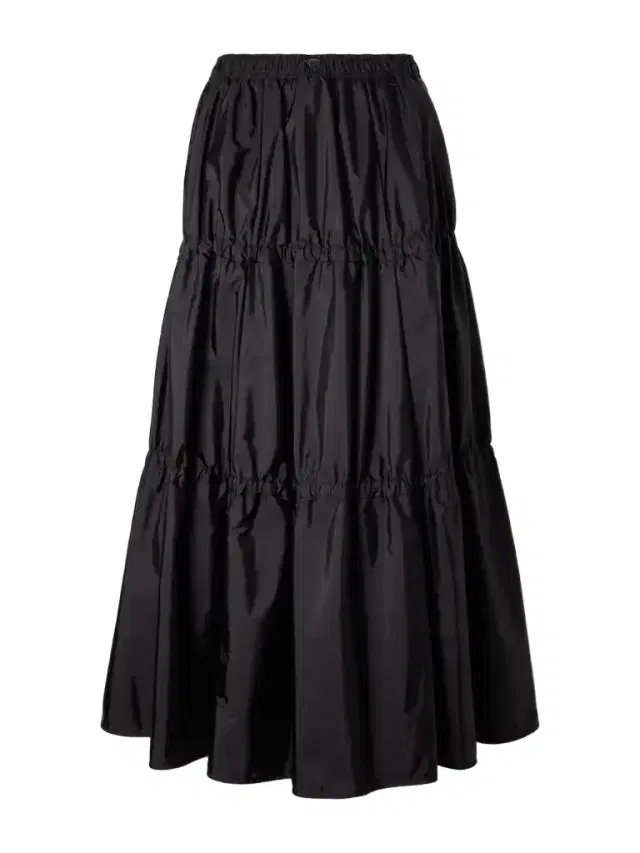 Moncler Tiered Shell Midi Skirt