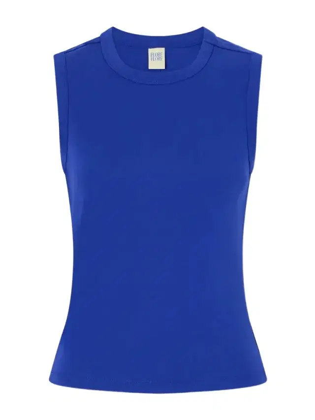 Esmé Ribbed Organic Cotton-jersey Tank