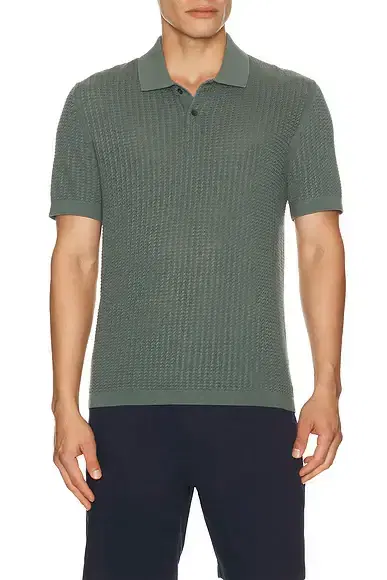 Theory Tactile Cotton Polo