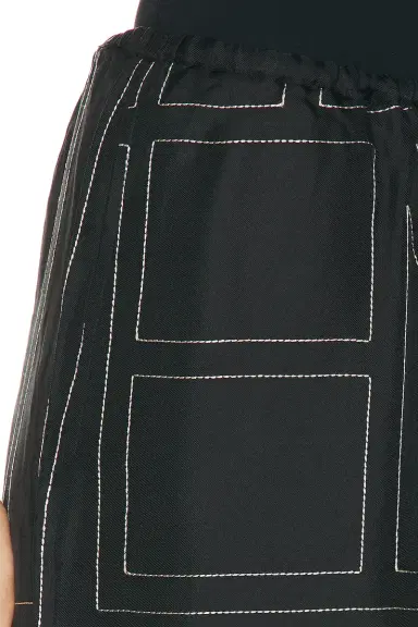 TOTEME Monogram Silk Culotte Short | Thumbnail 12 TOTEME Monogram Silk Culotte Short | Thumbnail 12