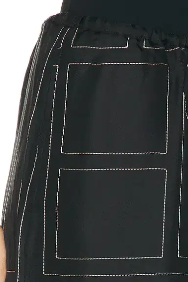 TOTEME Monogram Silk Culotte Short | Thumbnail 6 TOTEME Monogram Silk Culotte Short | Thumbnail 6