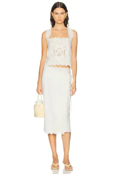LPA Ophelia Midi Skirt | Thumbnail 5 LPA Ophelia Midi Skirt | Thumbnail 5