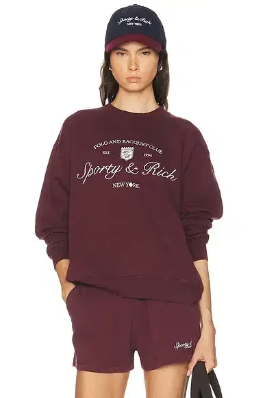 Syracuse Embroidered Crewneck Sweatshirt