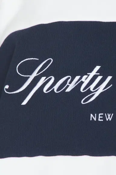 Sporty & Rich Signature Logo Block Crewneck Sweatshirt | Thumbnail 10 Sporty & Rich Signature Logo Block Crewneck Sweatshirt | Thumbnail 10