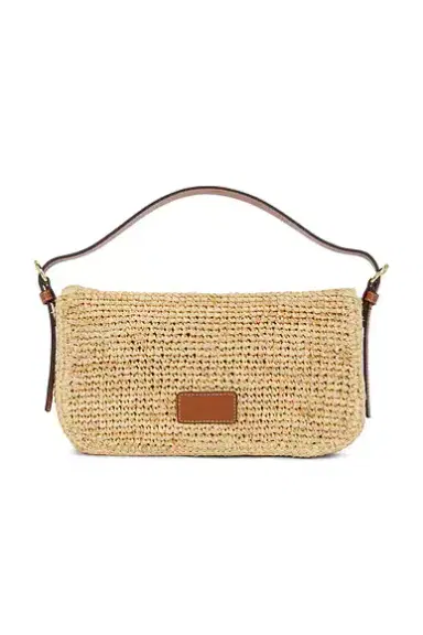 Staud Harlow Raffia Shoulder Bag | Thumbnail 3