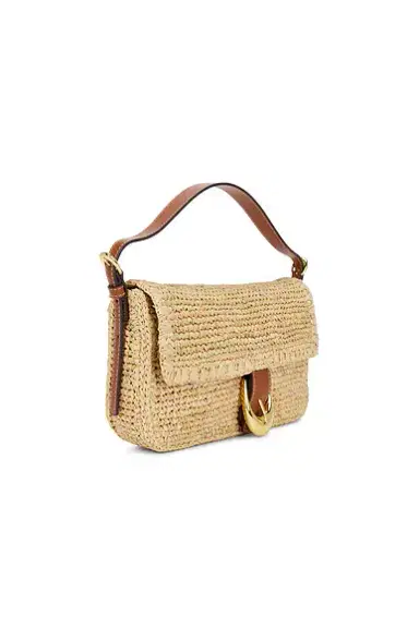Staud Harlow Raffia Shoulder Bag | Thumbnail 4