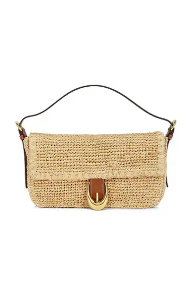 Staud Harlow Raffia Shoulder Bag | Thumbnail 1