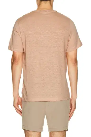 Onia Stretch Linen Crewneck Tee Shirt | Thumbnail 2