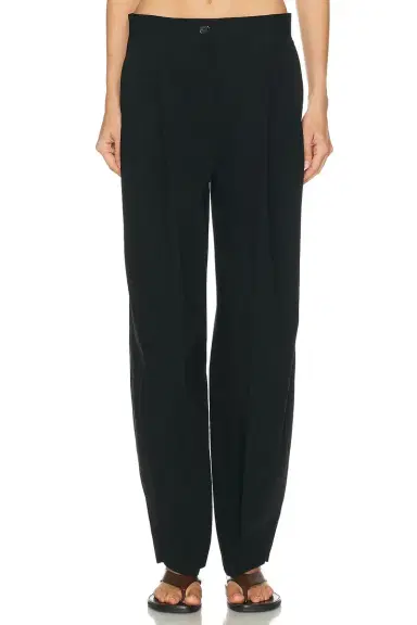 TOTEME Single Pleat Cotton Trouser | Thumbnail 7