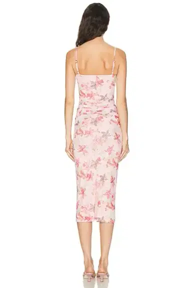 PatBo Orchid Bloom Chiffon Midi Dress | Thumbnail 3 PatBo Orchid Bloom Chiffon Midi Dress | Thumbnail 3