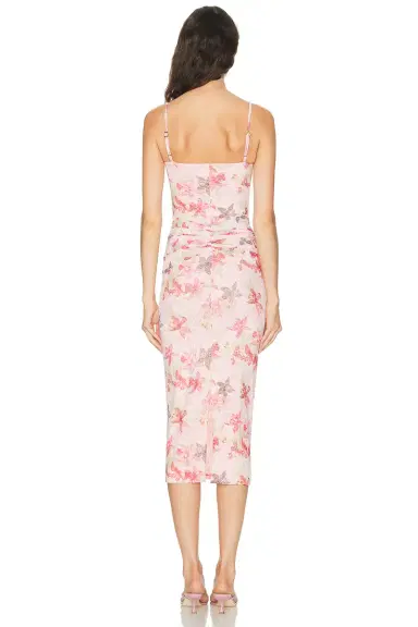 PatBo Orchid Bloom Chiffon Midi Dress | Thumbnail 7 PatBo Orchid Bloom Chiffon Midi Dress | Thumbnail 7