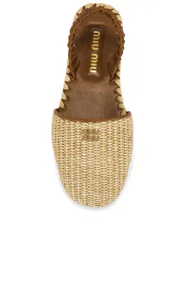 Miu Miu Ruches Slingback Flat | Thumbnail 4