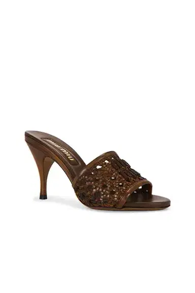 Miu Miu Intreccio Ciabatte Sandal | Thumbnail 2 Miu Miu Intreccio Ciabatte Sandal | Thumbnail 2