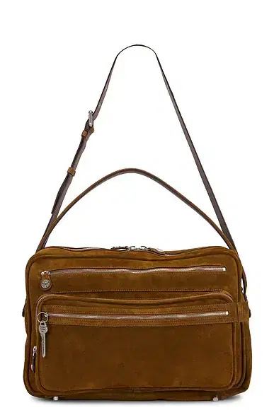 Acne Studios Camero Camera Suede V Bag