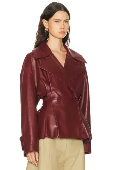 Balenciaga Folded Short Trench Coat | Thumbnail 2 Balenciaga Folded Short Trench Coat | Thumbnail 2