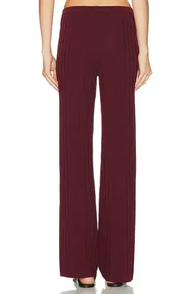 Sporty & Rich Signature Logo Ribbed Pant | Thumbnail 4 Sporty & Rich Signature Logo Ribbed Pant | Thumbnail 4