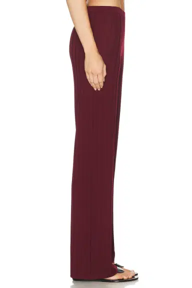 Sporty & Rich Signature Logo Ribbed Pant | Thumbnail 8 Sporty & Rich Signature Logo Ribbed Pant | Thumbnail 8