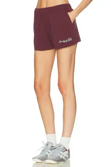 Sporty & Rich Syracuse Embroidered Disco Short | Thumbnail 3 Sporty & Rich Syracuse Embroidered Disco Short | Thumbnail 3