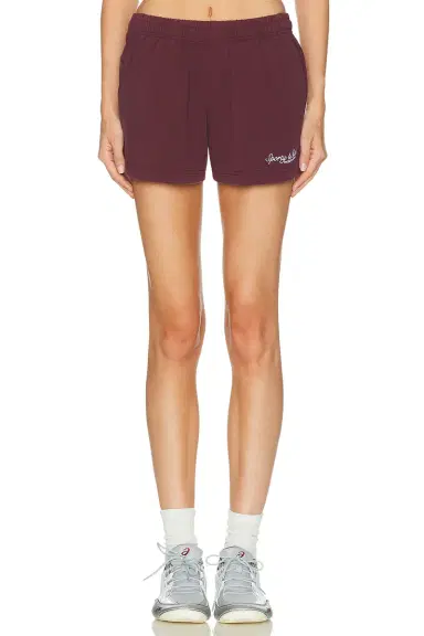Sporty & Rich Syracuse Embroidered Disco Short | Thumbnail 7 Sporty & Rich Syracuse Embroidered Disco Short | Thumbnail 7