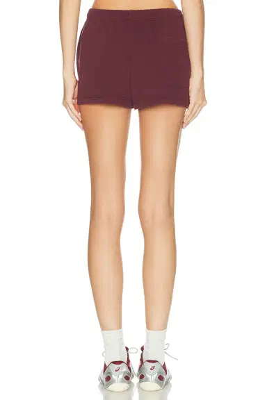 Sporty & Rich Syracuse Embroidered Disco Short | Thumbnail 10 Sporty & Rich Syracuse Embroidered Disco Short | Thumbnail 10