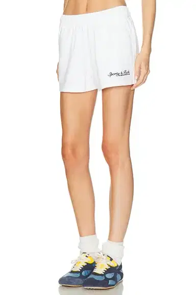 Sporty & Rich Syracuse Embroidered Disco Short | Thumbnail 3 Sporty & Rich Syracuse Embroidered Disco Short | Thumbnail 3