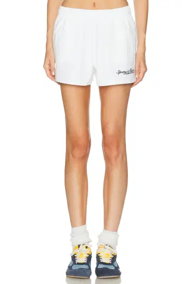 Sporty & Rich Syracuse Embroidered Disco Short | Thumbnail 7 Sporty & Rich Syracuse Embroidered Disco Short | Thumbnail 7