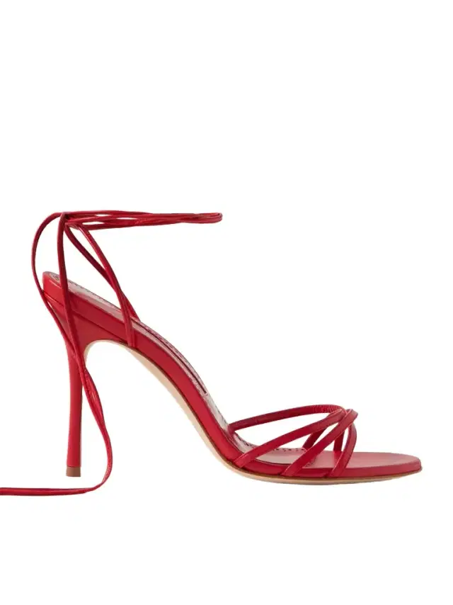 Manolo Blahnik Leva 105 leather sandals