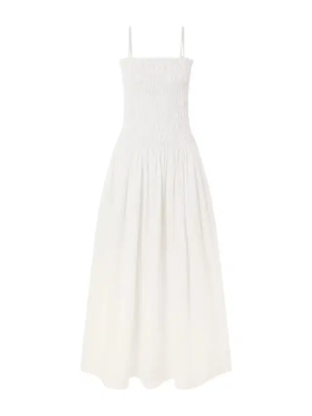 Matteau Shirred organic cotton midi dress