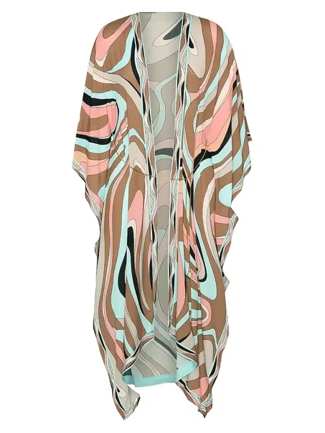 L'AGENCE Women's Abstract Swirl Kara Cover-Up