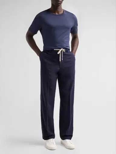 PAIGE Men's Tiano Straight-Leg Drawstring Pants - Deep Anchor - Size 40 | Thumbnail 2 PAIGE Men's Tiano Straight-Leg Drawstring Pants - Deep Anchor - Size 40 | Thumbnail 2