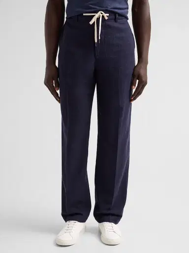 PAIGE Men's Tiano Straight-Leg Drawstring Pants - Deep Anchor - Size 40 | Thumbnail 4 PAIGE Men's Tiano Straight-Leg Drawstring Pants - Deep Anchor - Size 40 | Thumbnail 4